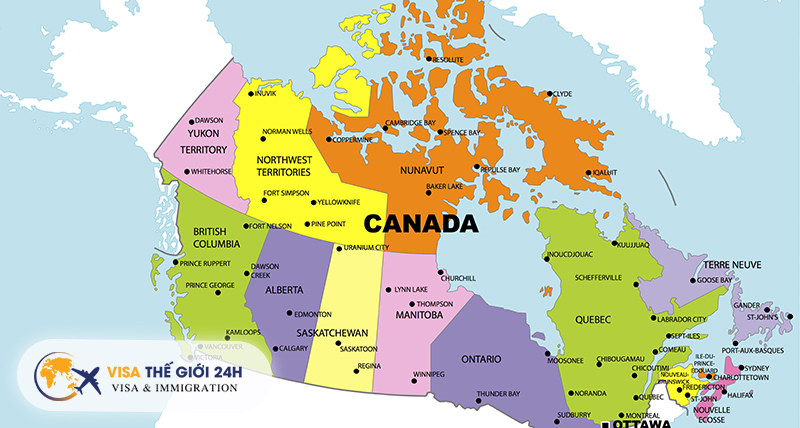 Canada có bao nhiêu bang? Tìm hiểu tỉnh bang Canada khi du học